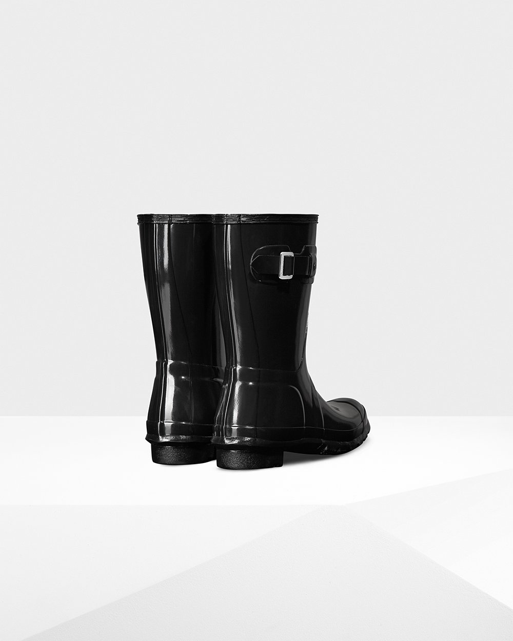 Botas De Cortas Original Gloss Hunter Mujer - Negros - 081527PZK